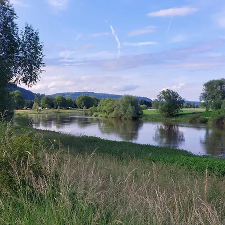 Apartman Mw 1b 82m2 Weserbergland Weser Inkl 2 Terrassen Waesche Und Endreinigung Self Checkin *