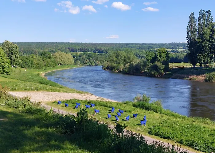 Lägenhet Mw 1b 82m2 Weserbergland Weser Inkl 2 Terrassen Waesche Und Endreinigung Self Checkin