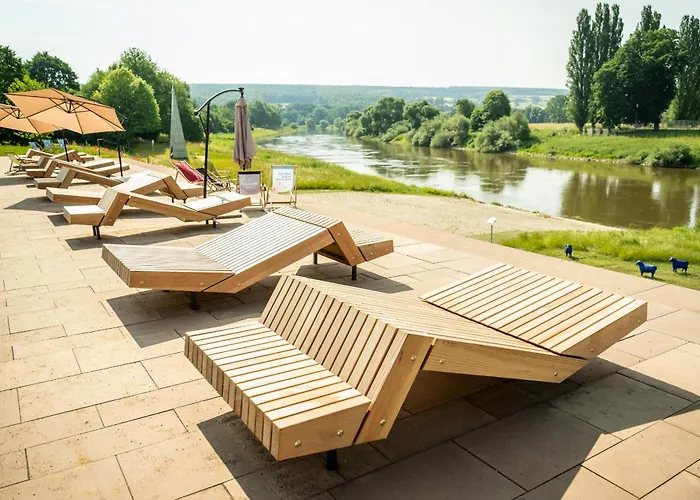 Mw 1b 82m2 Weserbergland Weser Inkl 2 Terrassen Waesche Und Endreinigung Self Checkin *